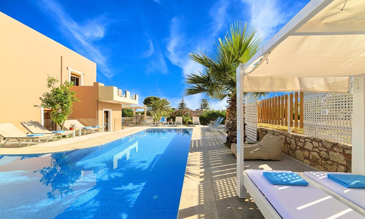 Island Villa Heated Pool Georgioupoli Ngoại thất bức ảnh